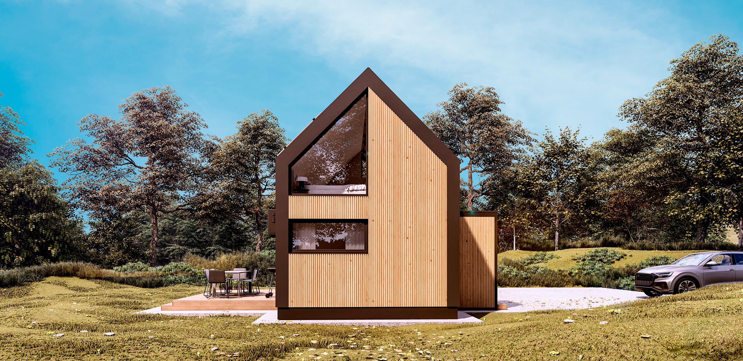 Dom modułowy m01 - domy modułowe Lublin